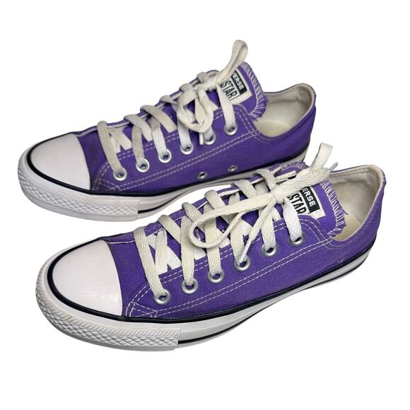 Converse Unisex CT All Star Low 137837F Purple Casual Shoes Sneakers Size M5 W7 - Picture 1 of 7